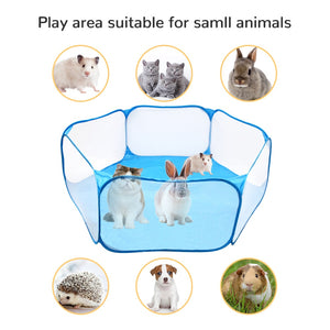 Portable  Open Indoor / Outdoor Small Animal Cage Game