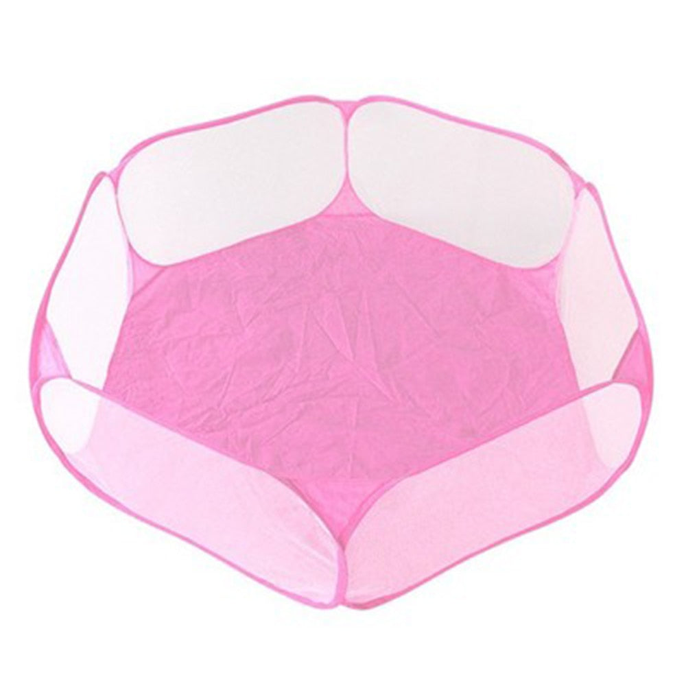 Portable  Open Indoor / Outdoor Small Animal Cage Game