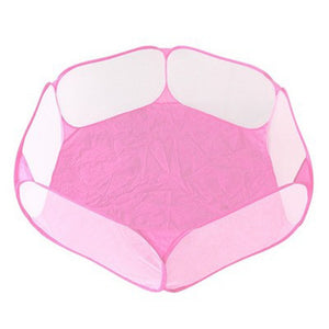 Portable  Open Indoor / Outdoor Small Animal Cage Game