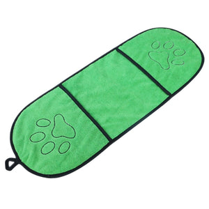Pet Drying Towel Blanket With Pocket  For Small Medium Large Dogs