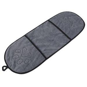 Pet Drying Towel Blanket With Pocket  For Small Medium Large Dogs